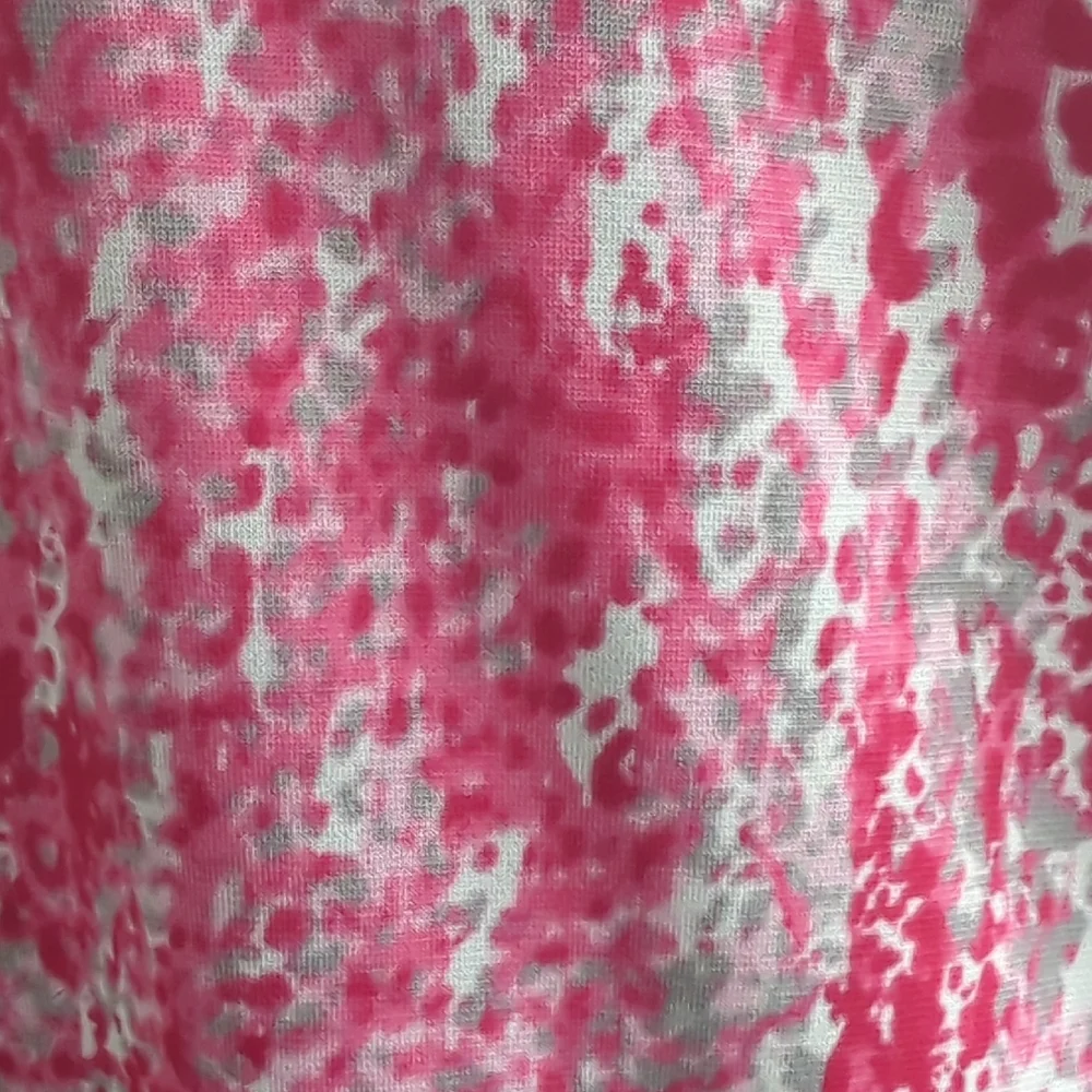 Anne Klein Pink & White Draped Cowl-Neck Camisole - Picture 5 of 6